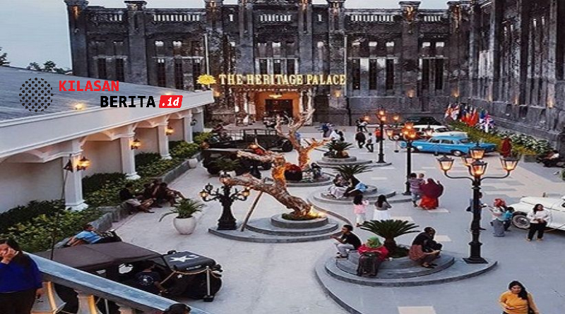 Bangunan bergaya Eropa klasik di The Heritage Palace Sukoharjo sebagai destinasi wisata sejarah populer